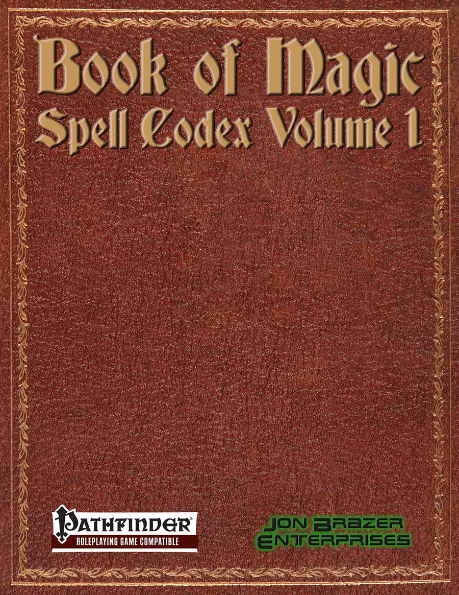 Pathfinder 1E: Book of Magic - Spell Codex Volume 1