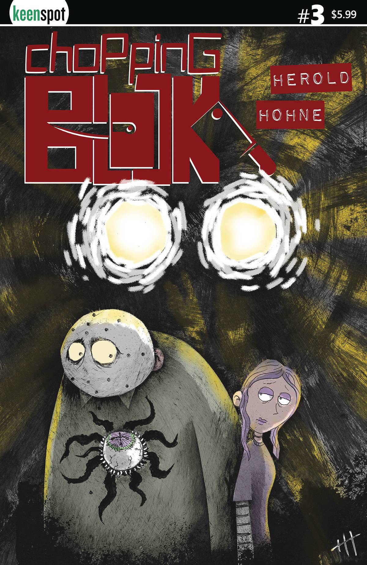 KEENSPOT ENTERTAINMENT Comic Books CHOPPING BLOCK #3 CVR B HEADLIGHTS 70712974134900321 APR231647