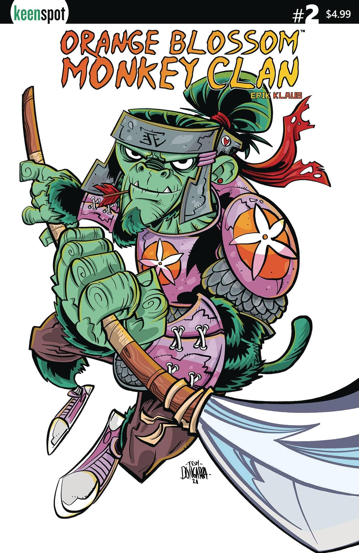 Keenspot Entertainment Comic Books ORANGE BLOSSOM MONKEY CLAN #2 CVR B DONGARRA 70712974128800221 JAN221502