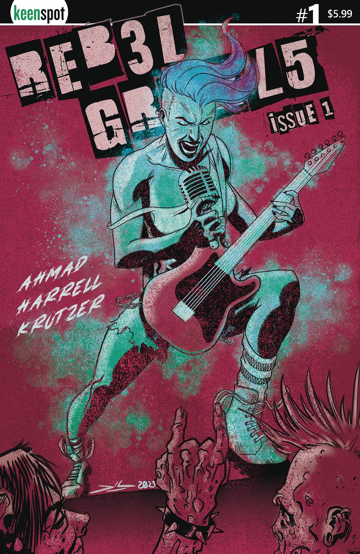 KEENSPOT ENTERTAINMENT Comic Books REBEL GRRRLS #1 CVR D RICH WOODALL 70712974139401041 MAY231866