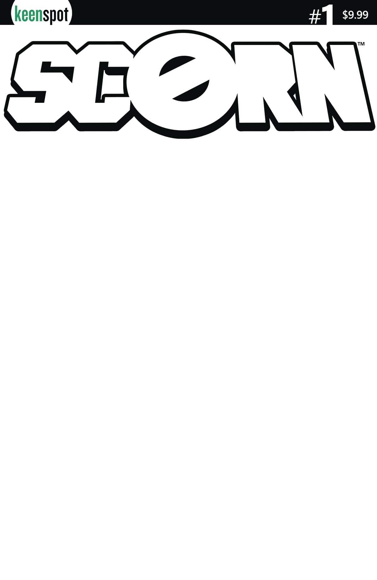 Keenspot Entertainment Comic Books SCORN #1 CVR G BLANK SKETCH 70712974135600171 SEP221781