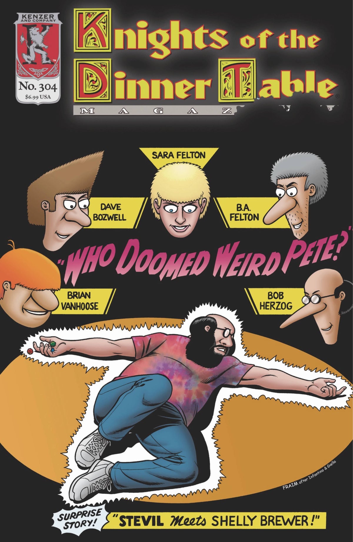 Kenzer & Company Comic Books KNIGHTS OF THE DINNER TABLE #304 68441782236530411 NOV221671