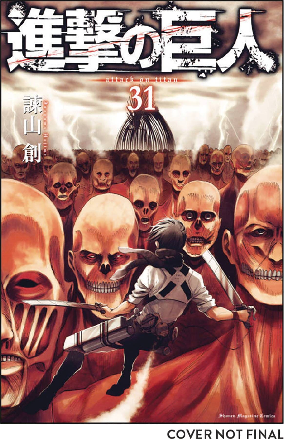 KODANSHA COMICS Manga Attack On Titan GN Vol 31 (MR) 9781632369796 STL162012