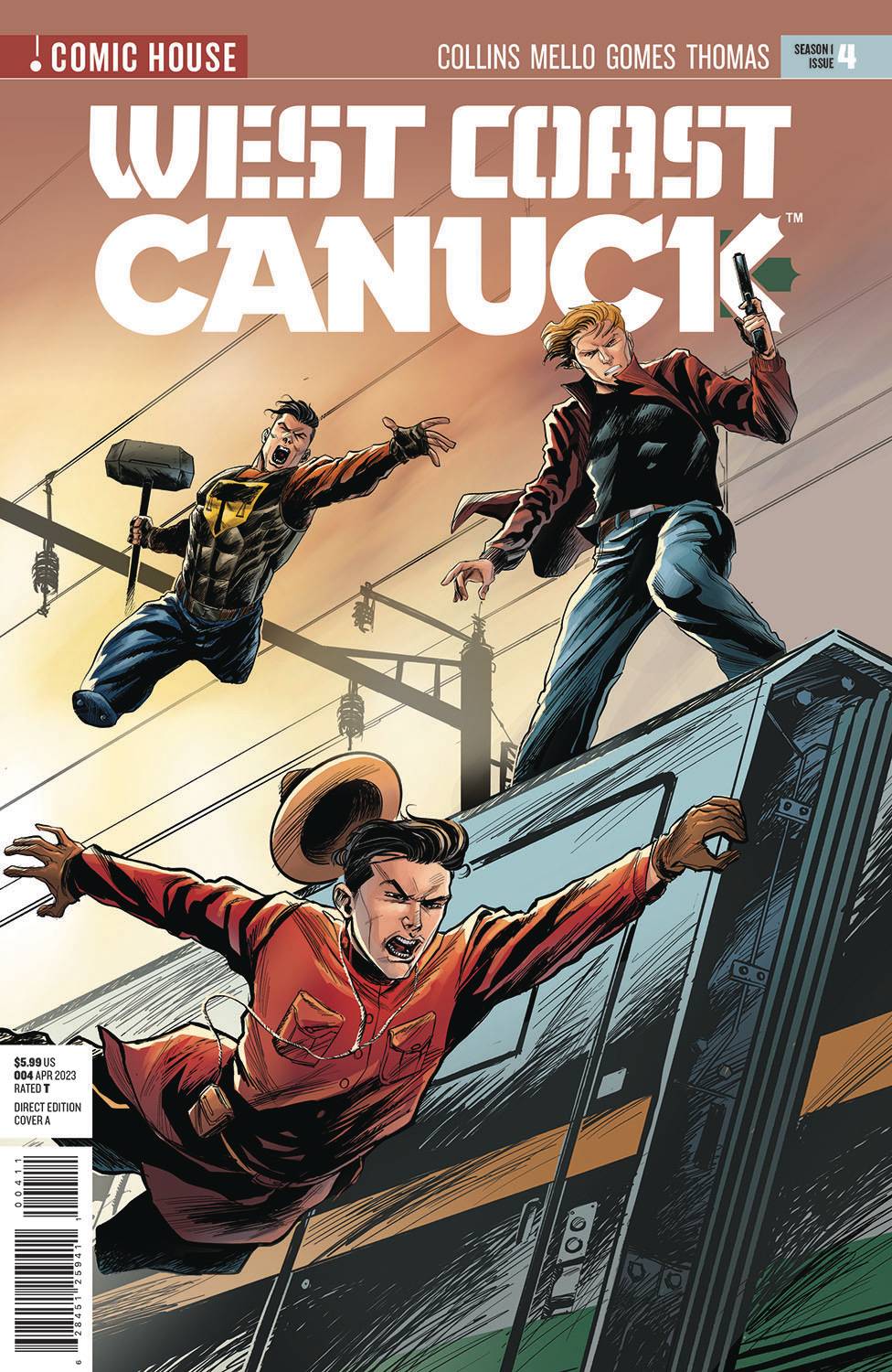 Lev Gleason - Comic House Comic Books WEST COAST CANUCK #4 (C: 0-0-1) 62845125941100411 MAR231699
