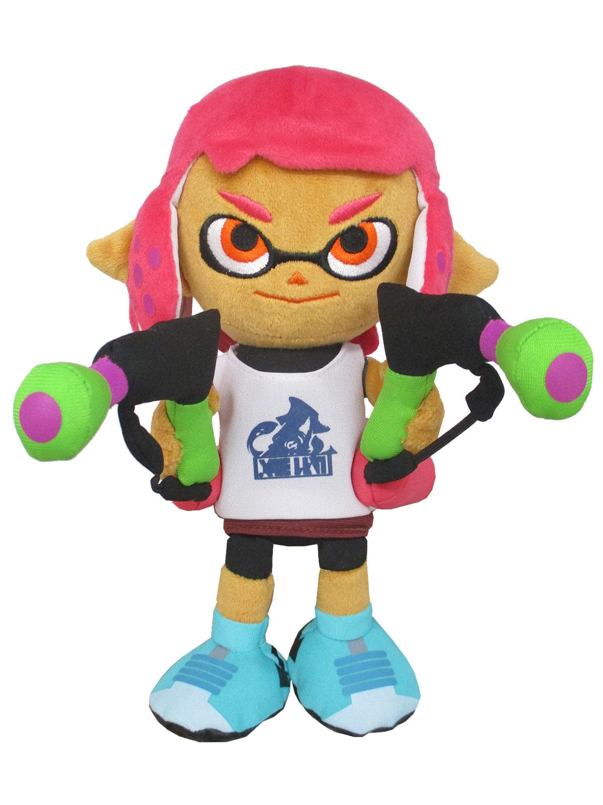 Little Buddy Toys > Plushies Little Buddy: Splatoon - Inkling, Neon Pink Girl 9" 819996016601 LB-1660