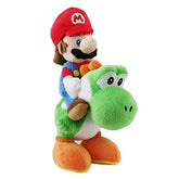 Little Buddy Toys > Plushies Little Buddy: Super Mario - Mario Riding Yoshi 819996012412