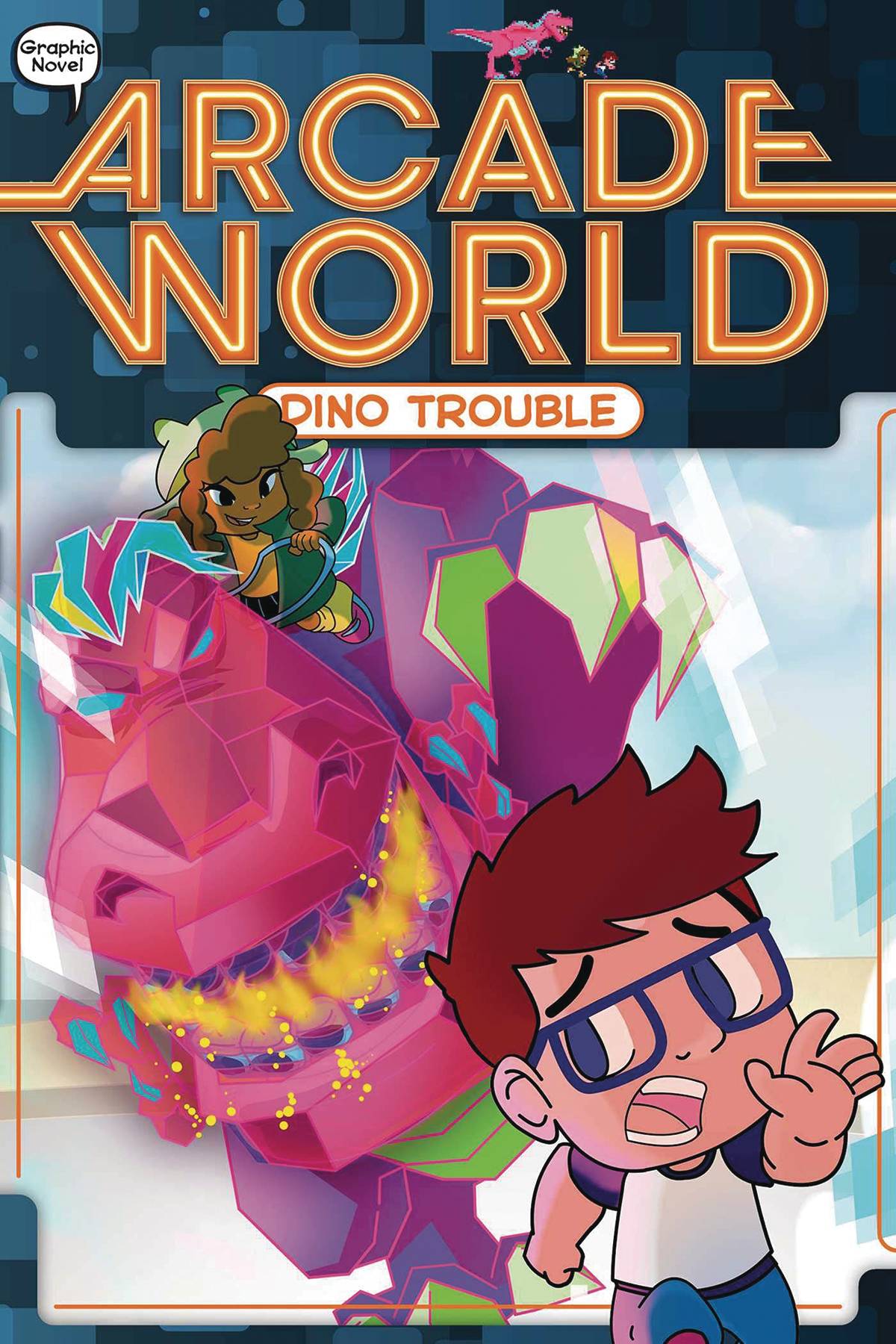 LITTLE SIMON Graphic Novel > Kids Arcade World GN Chapterbook Vol 01 Dino Trouble 9781665904643 NOV211534