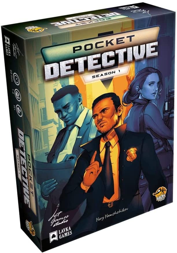 Lucky Duck Games Board Games > Large Box Games Pocket Detective: Season One 752830305885 LKY PKD-R01-EN