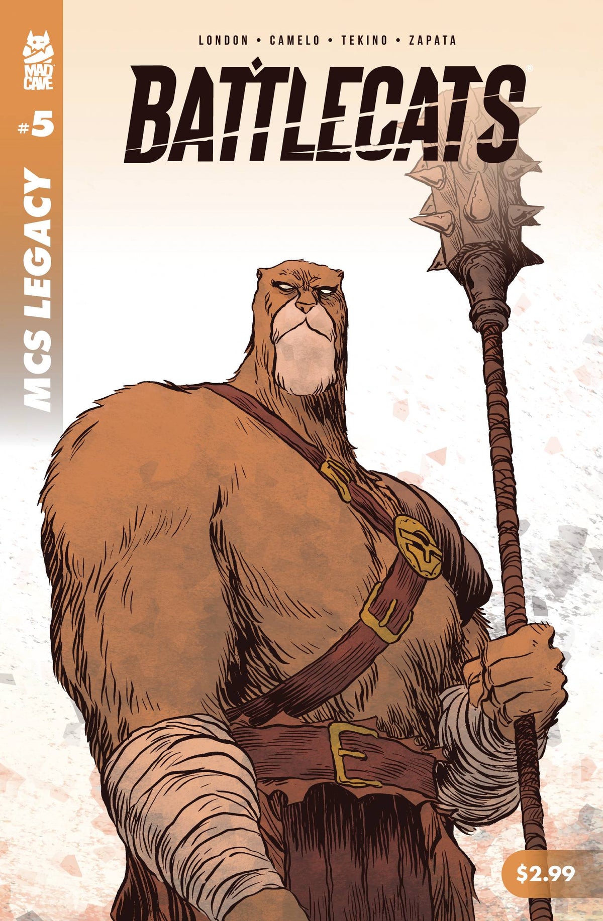 Mad Cave Studios Comic Books MAD CAVE STUDIOS LEGACY BATTLECATS #5 CVR B LONERGAN 73858236771500521 DEC221506