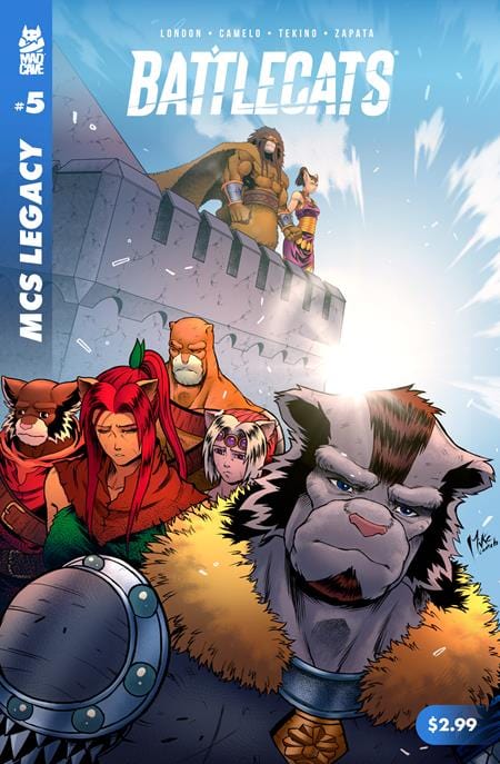 Mad Cave Studios Comic Books MAD CAVE STUDIOS LEGACY BATTLECATS #5 (OF 5) CVR A MICHAEL CAMELO & TEKINO 73858236771500511 DEC221505