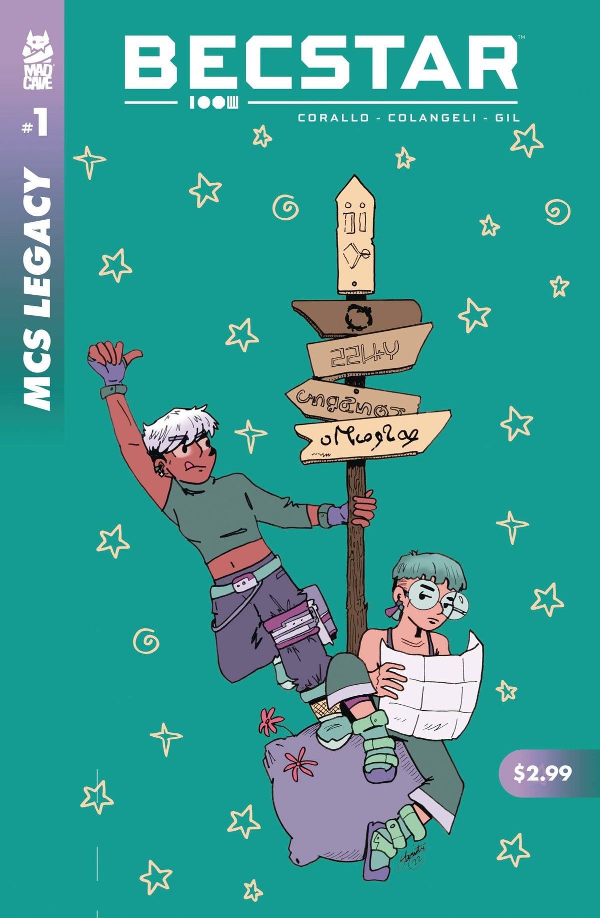 Mad Cave Studios Comic Books MAD CAVE STUDIOS LEGACY BECSTAR #1 73858236773900111 JUL221743