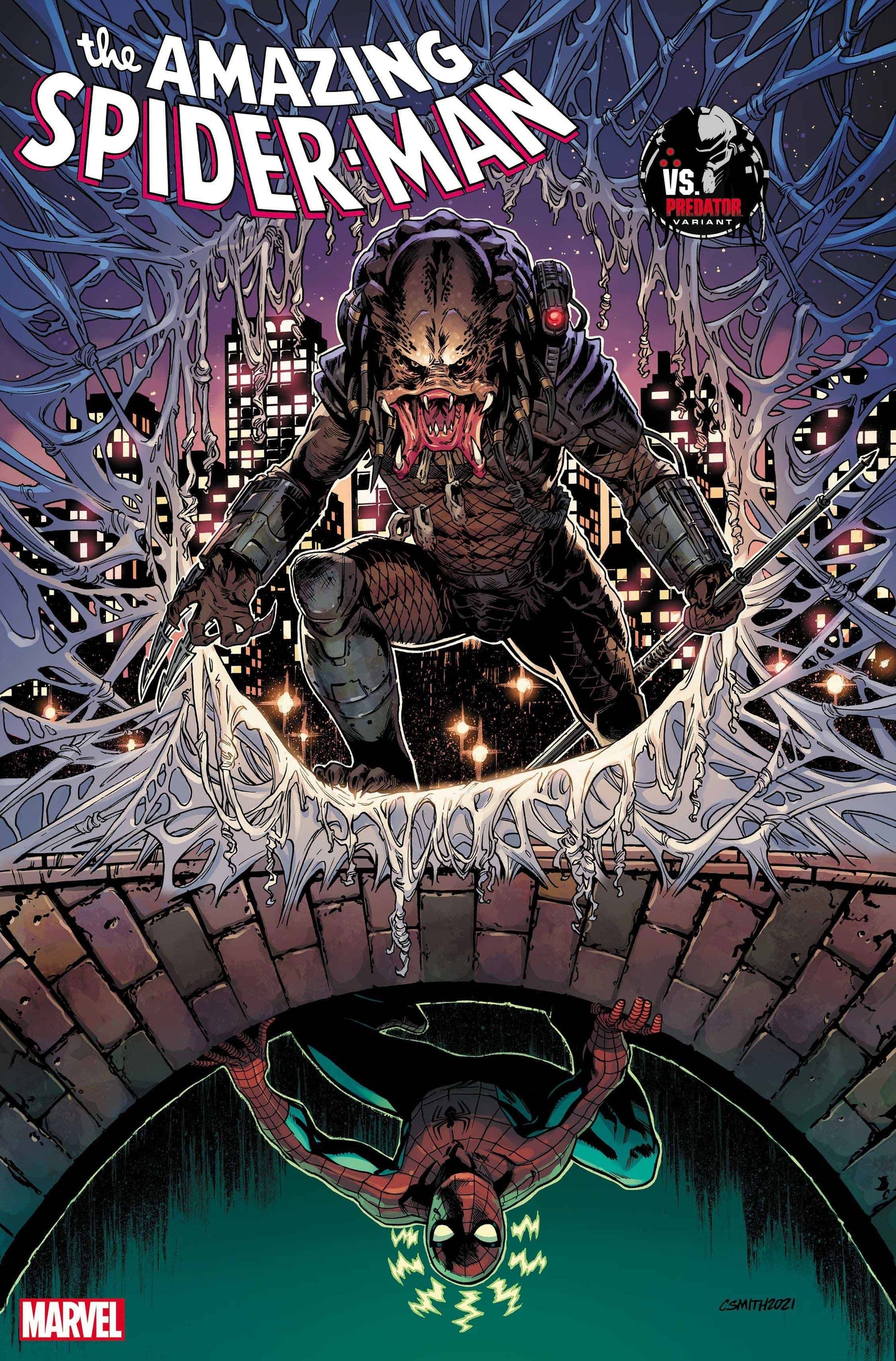 AMAZING SPIDER-MAN #7 CORY SMITH PREDATOR VAR