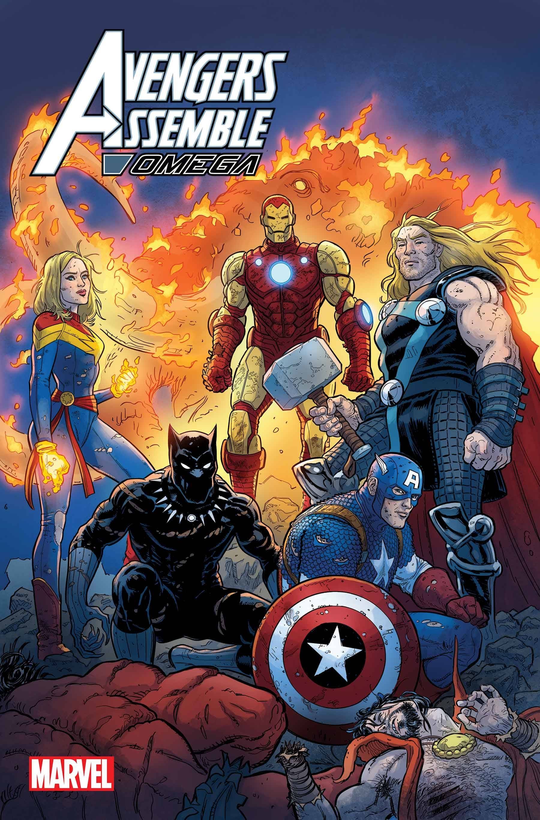 AVENGERS ASSEMBLE OMEGA #1 SKROCE VAR