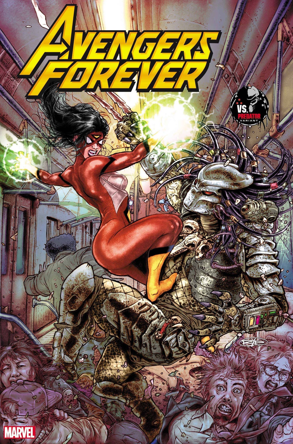 Marvel Comic Books AVENGERS FOREVER #8 RYP PREDATOR VAR 75960620192100821 MAY220929