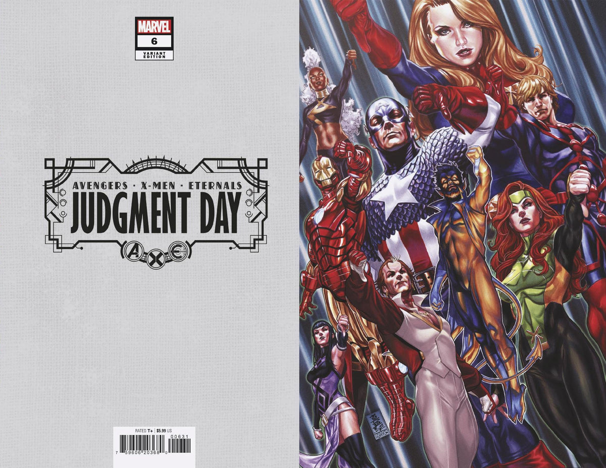 Marvel Comic Books > Incentives AXE JUDGMENT DAY #6 (OF 6) 1:100 INCV BROOKS VIRGIN VAR 75960620368000631 AUG220770