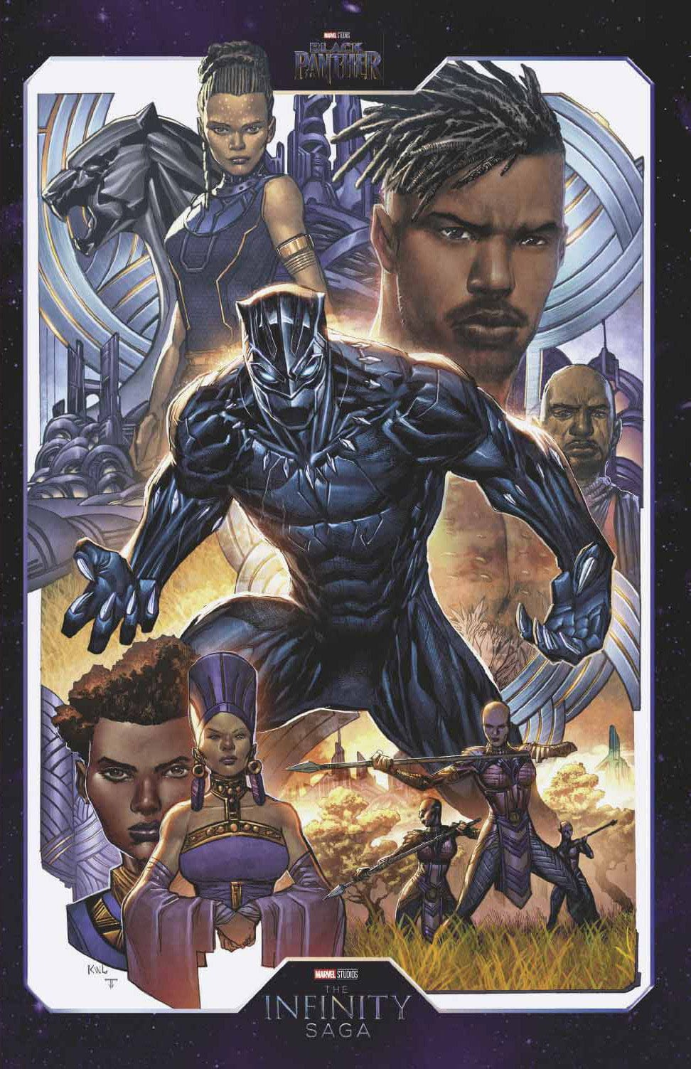 BLACK PANTHER #15 LASHLEY INFINITY SAGA PHASE 3 VAR