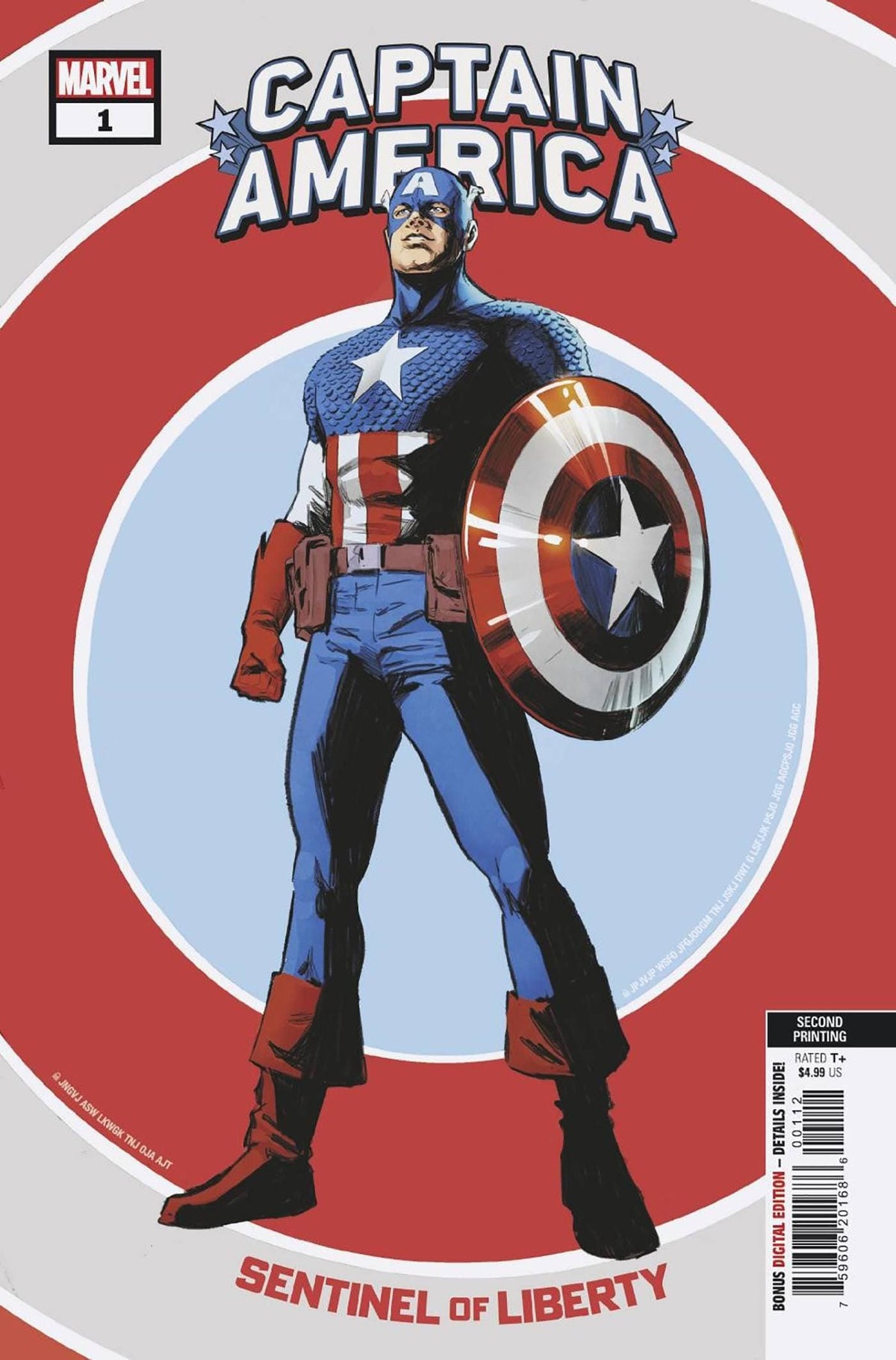 CAPTAIN AMERICA SENTINEL OF LIBERTY #1 2ND PTG CARNERO VAR - Third Eye