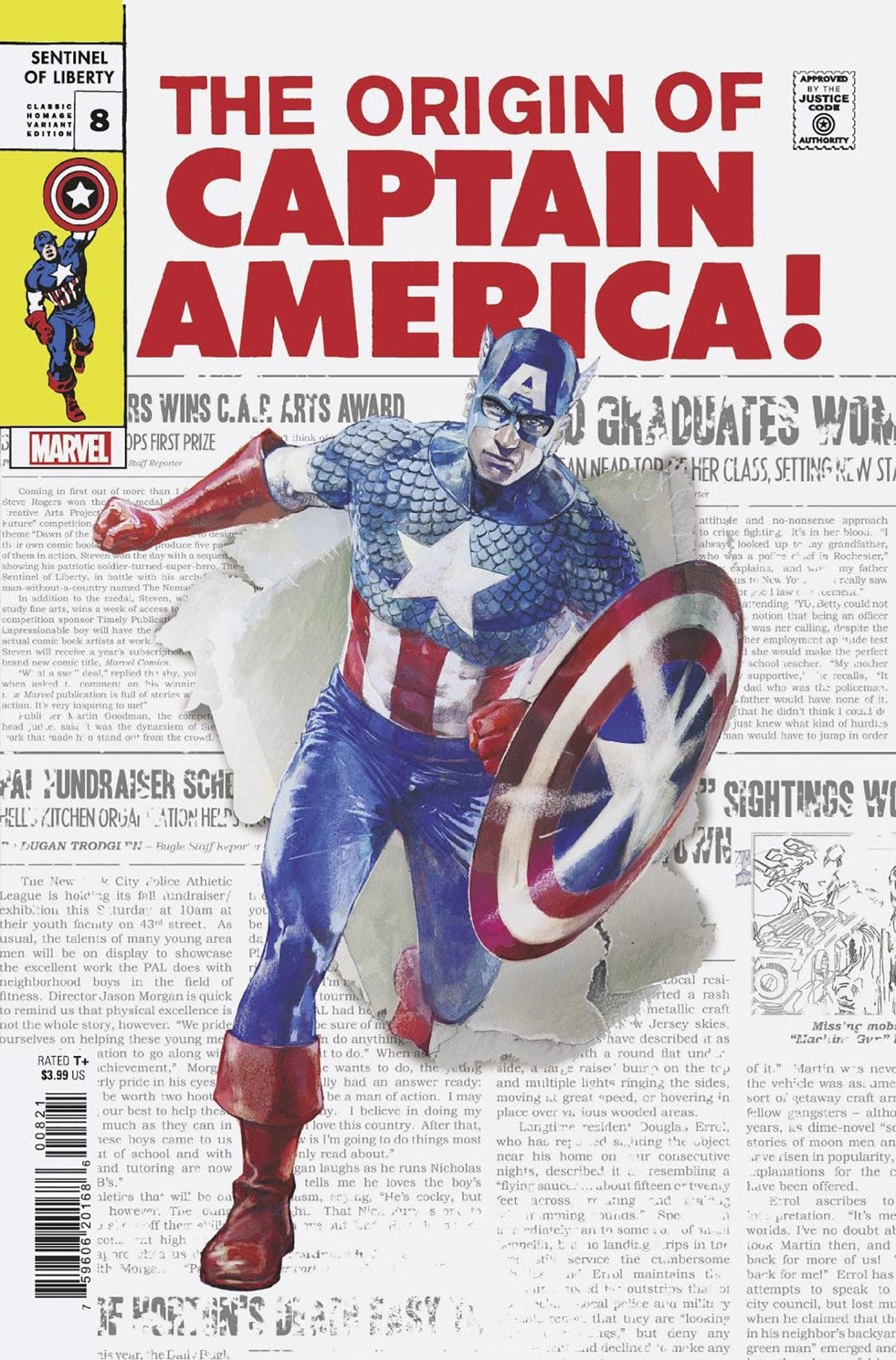 CAPTAIN AMERICA SENTINEL OF LIBERTY #8 CLASSIC HOMAGE VAR - Third Eye