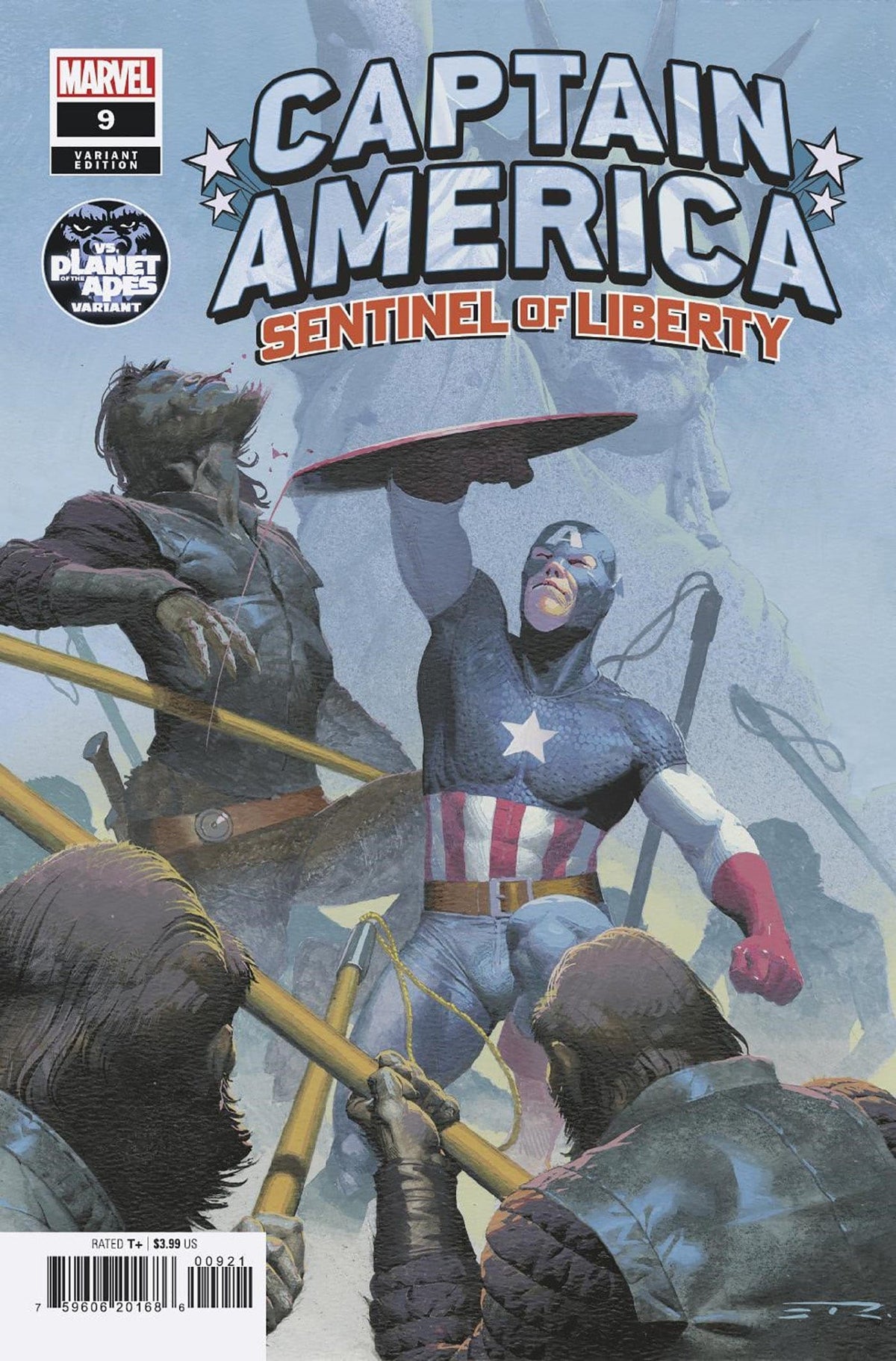 CAPTAIN AMERICA SENTINEL OF LIBERTY #9 PLANET OF THE APES VA - Third Eye