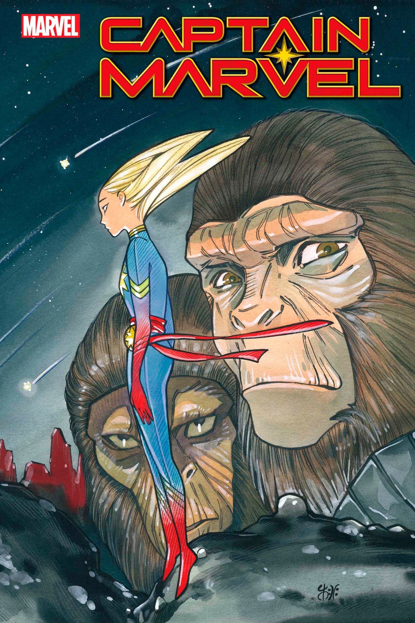 CAPTAIN MARVEL #46 MOMOKO PLANET OF THE APES VAR