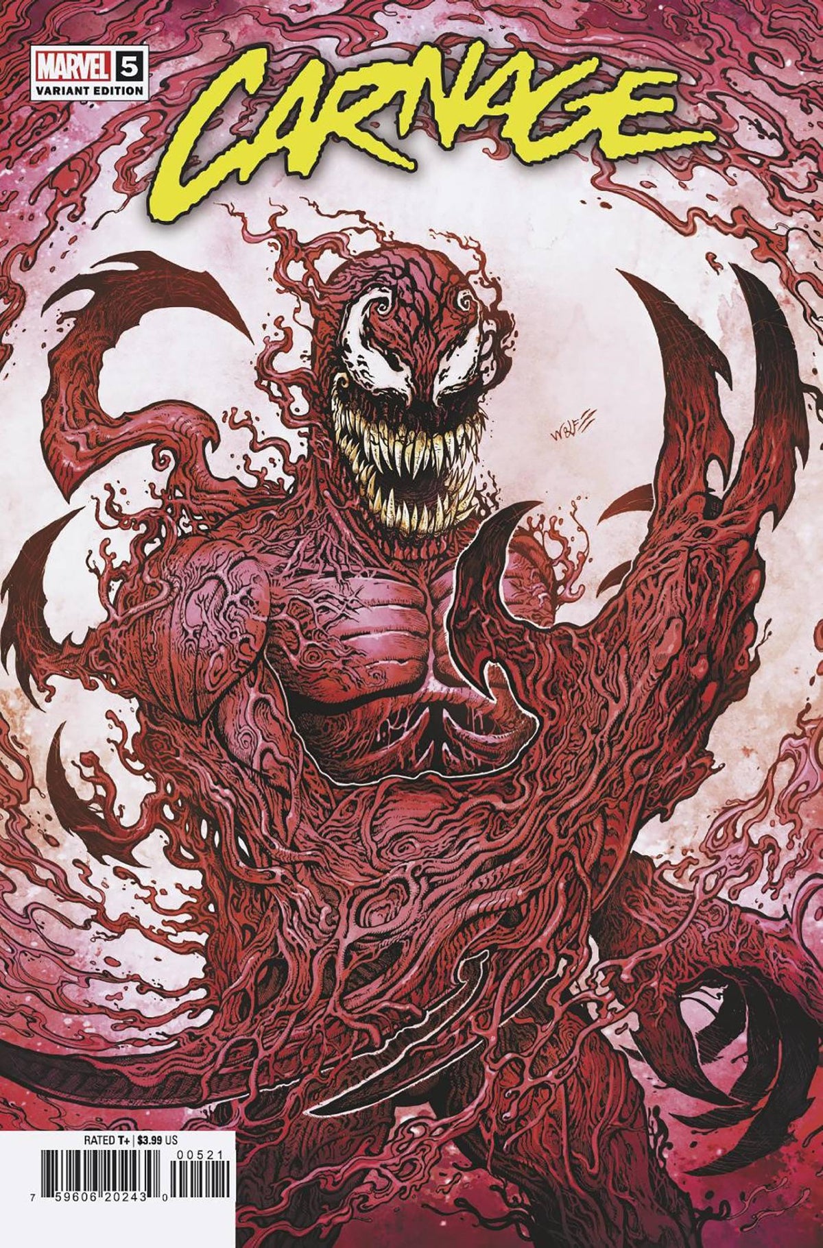 CARNAGE #5 WOLF VAR - Third Eye