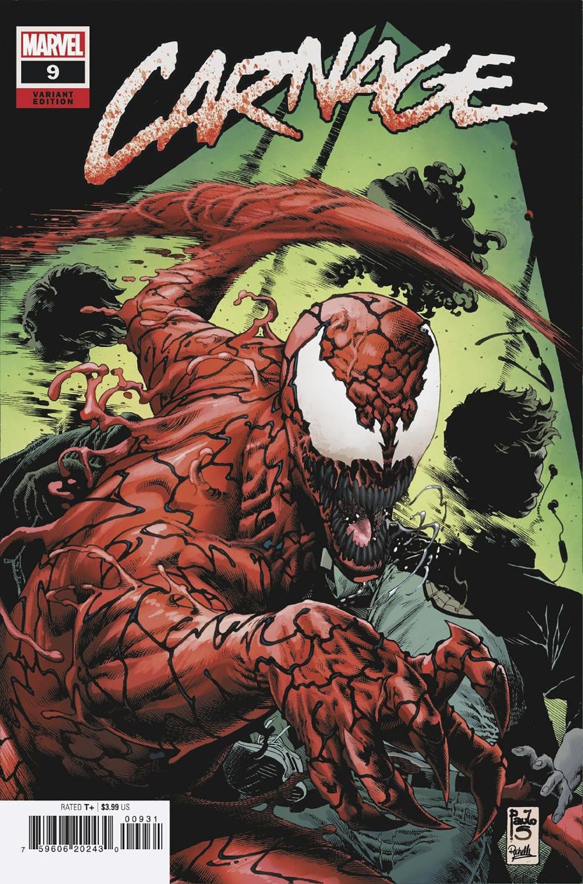 Marvel Comic Books CARNAGE #9 SIQUEIRA VAR 75960620243000931 OCT220888