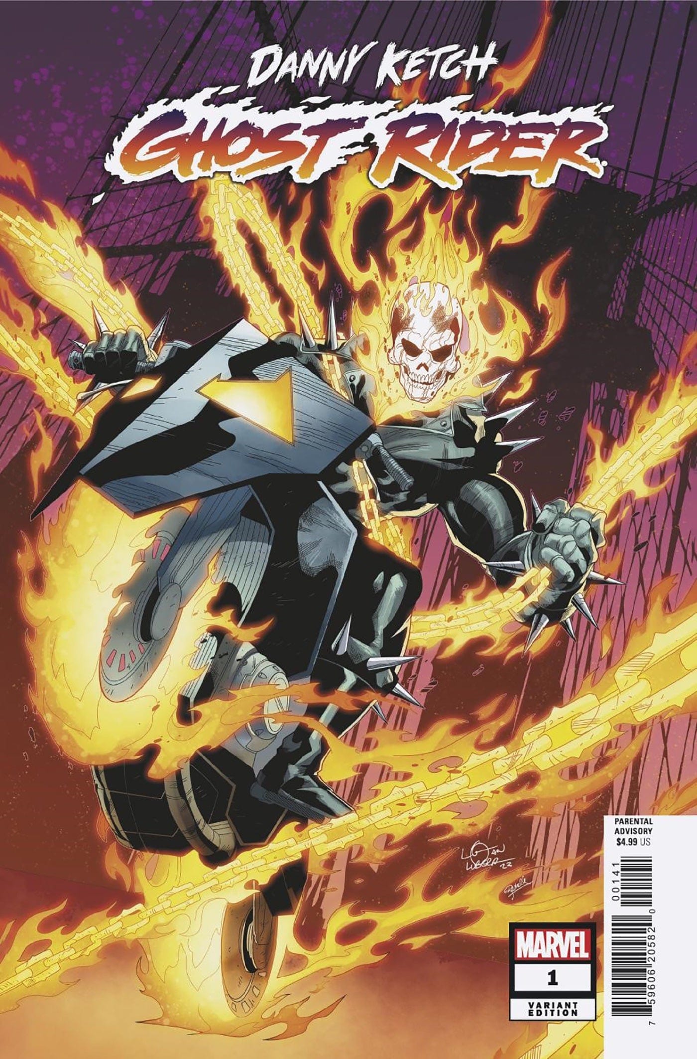 DANNY KETCH GHOST RIDER #1 (OF 5) LUBERA VAR