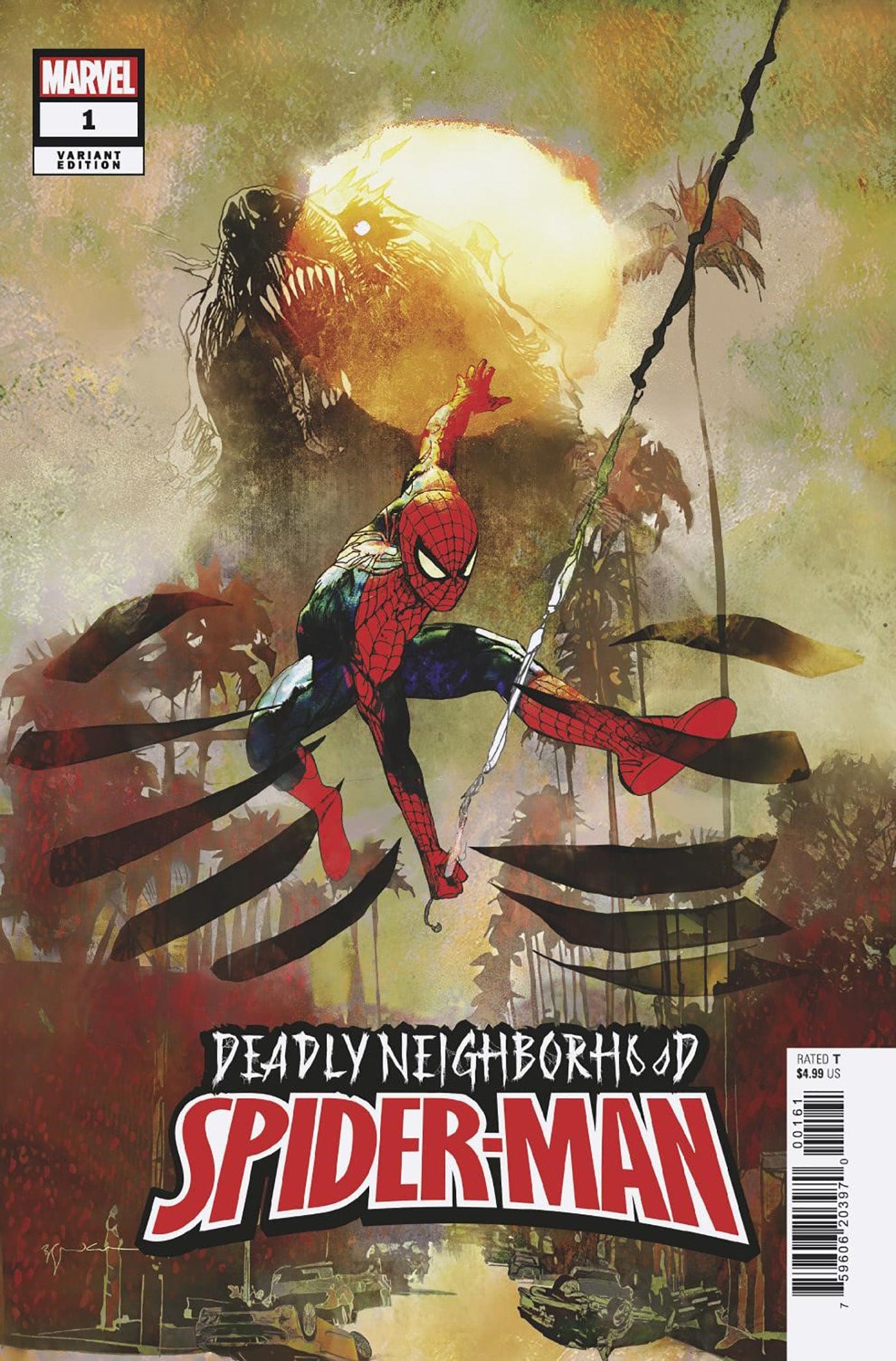 DEADLY NEIGHBORHOOD SPIDER-MAN #1 (OF 5) 1:50 INCV SIENKIEWICZ VAR