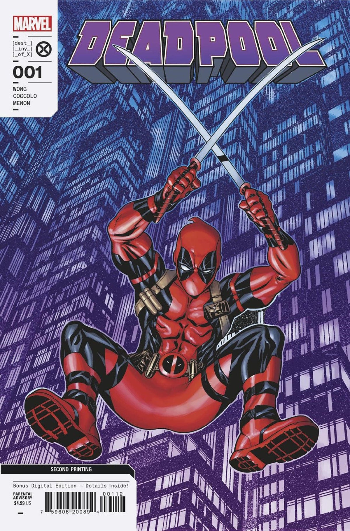 DEADPOOL #1 2ND PTG MCKONE VAR - Third Eye