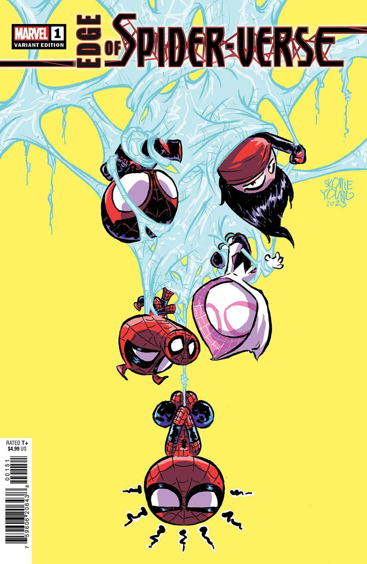 Marvel Comic Books EDGE OF SPIDER-VERSE #1 (OF 4) YOUNG VAR 75960620643800151 MAR230620