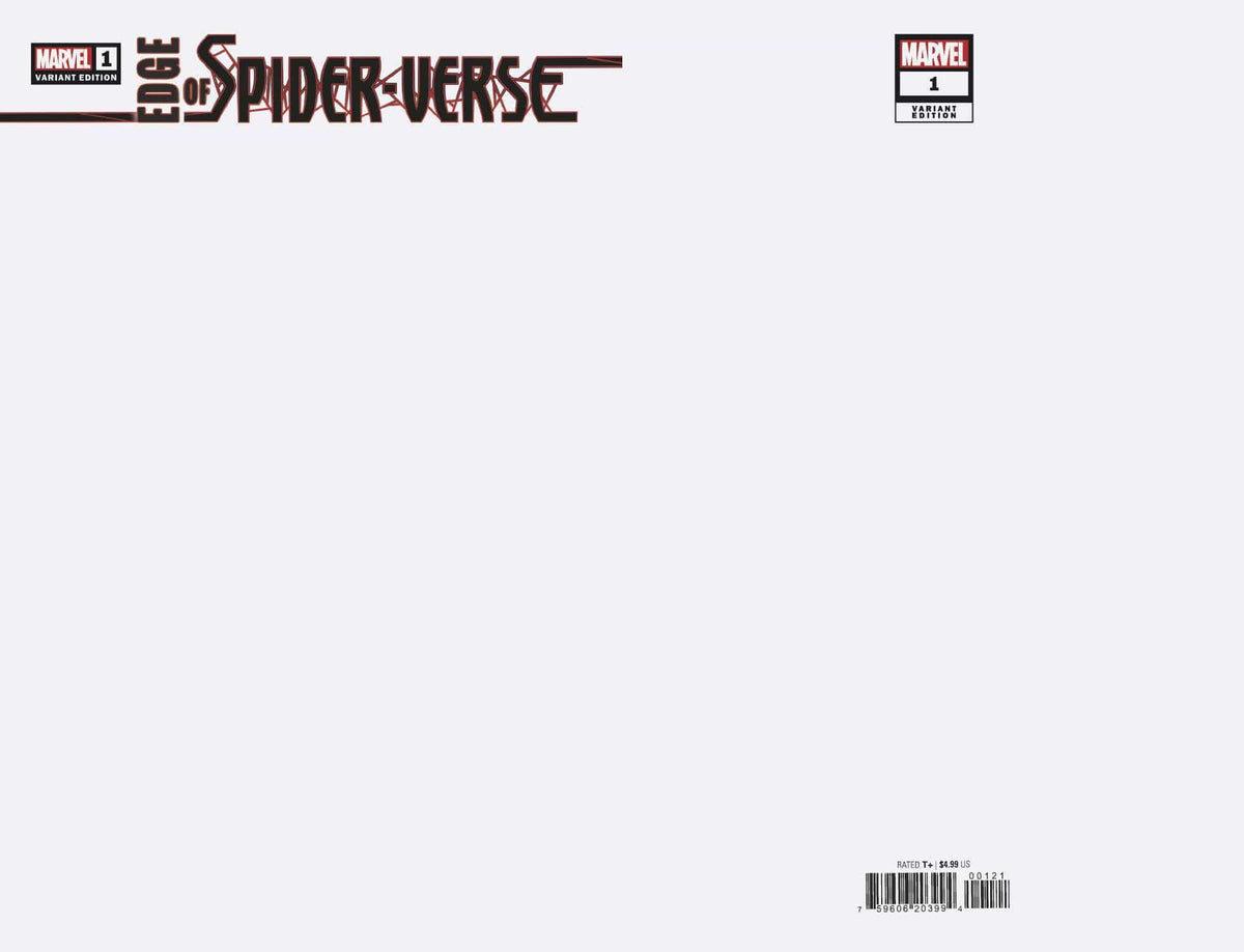 EDGE OF SPIDER-VERSE #1 (OF 5) BLANK COVER VAR - Third Eye