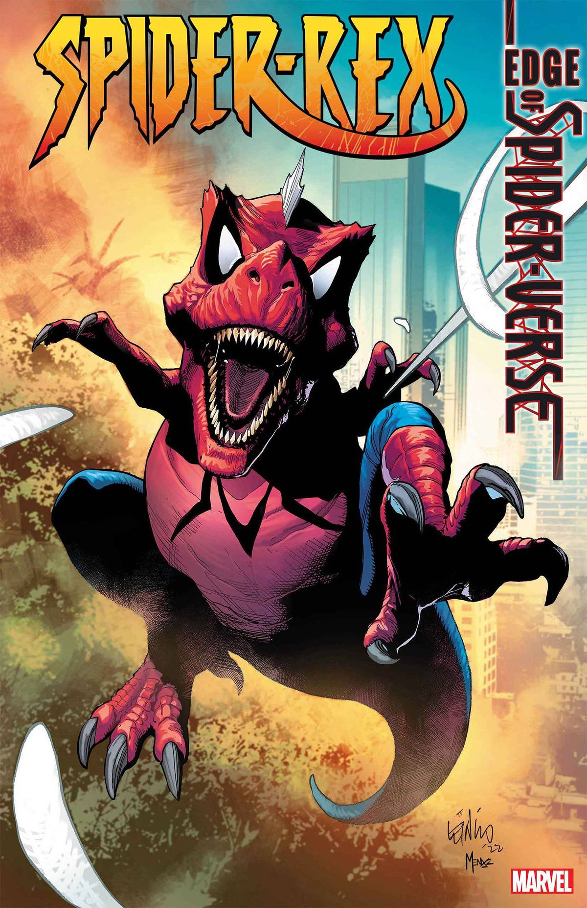 EDGE OF SPIDER-VERSE #1 (OF 5) YU SPIDER-REX VAR - Third Eye