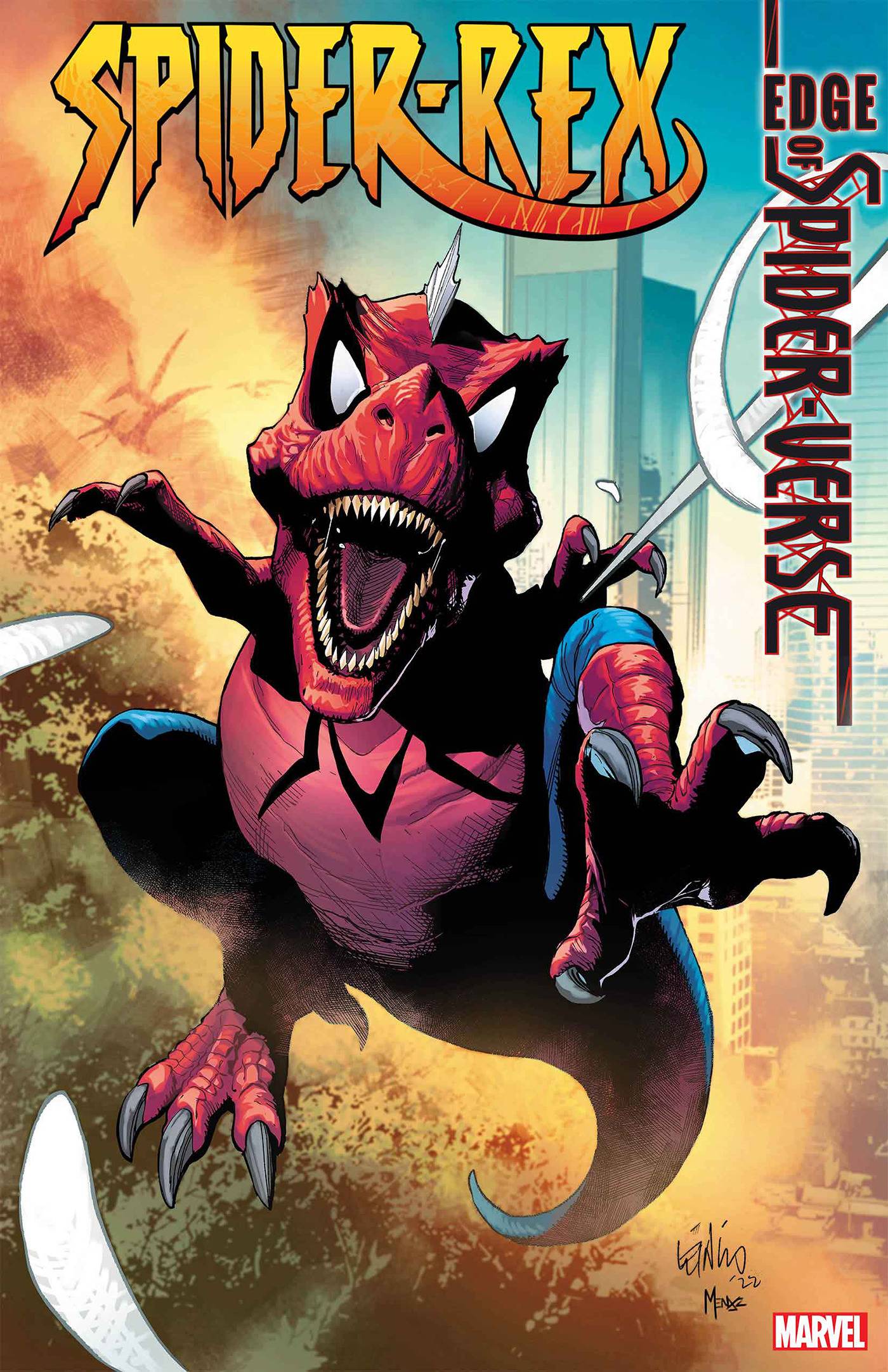 EDGE OF SPIDER-VERSE #1 (OF 5) YU SPIDER-REX VAR