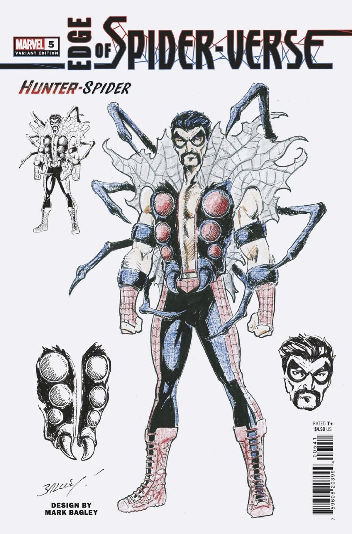 EDGE OF SPIDER-VERSE #5 (OF 5) 1:10 INCV BAGLEY DESIGN VA - Third Eye