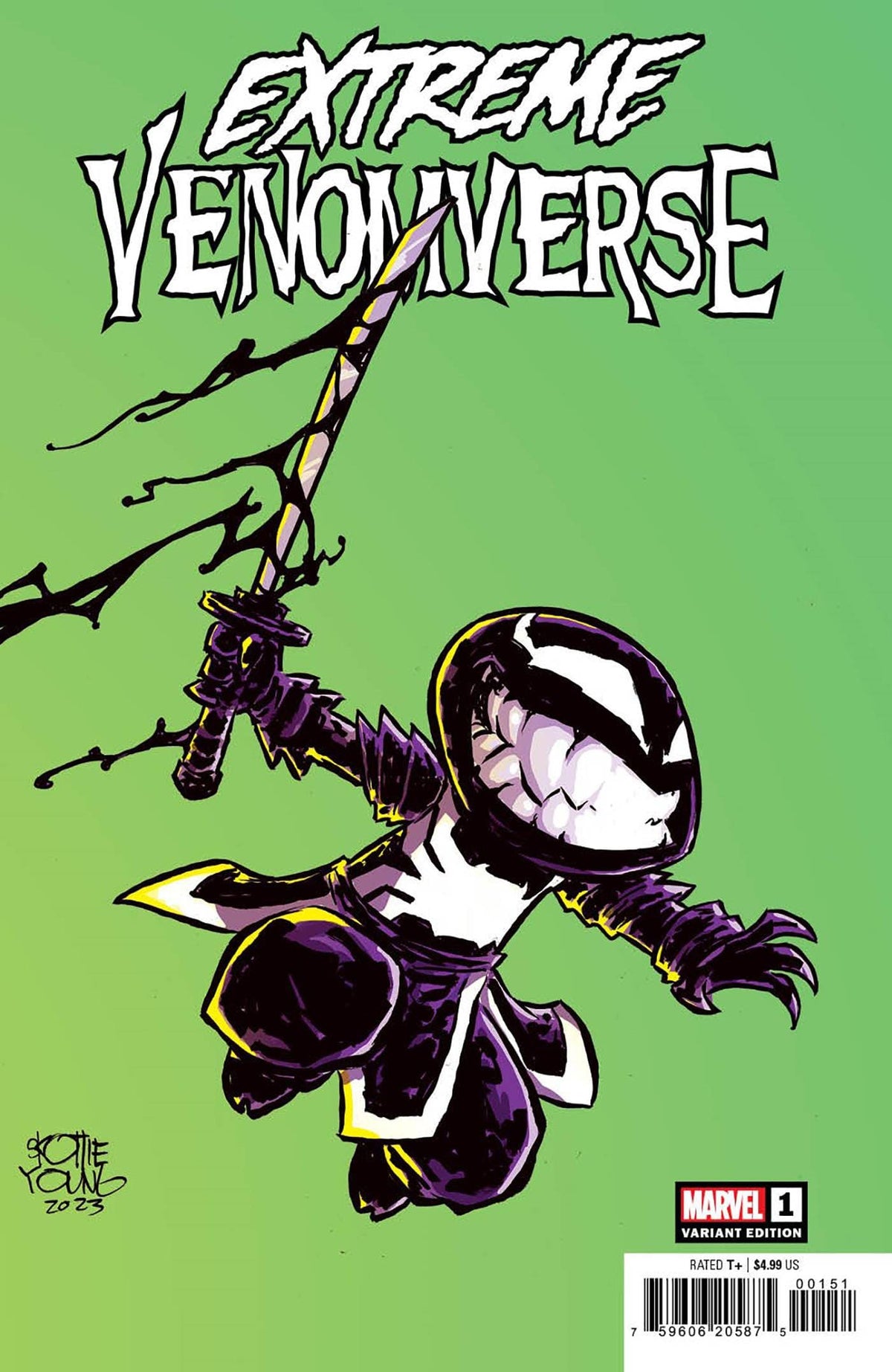 EXTREME VENOMVERSE #1 (OF 5) SKOTTIE YOUNG VAR