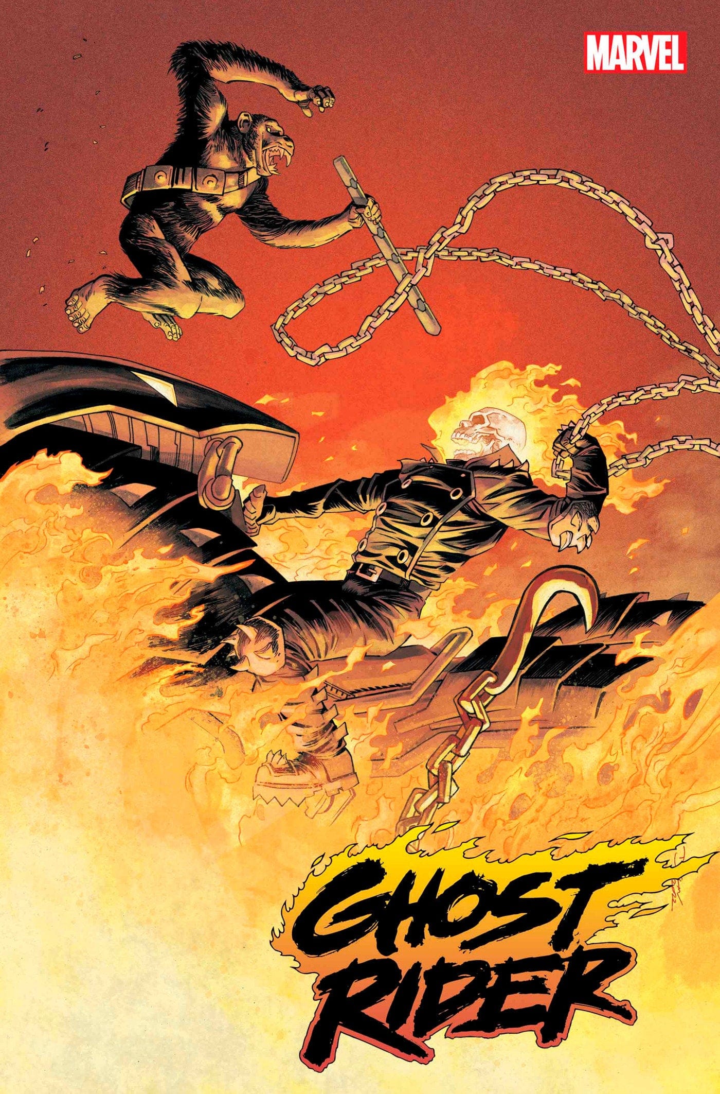 GHOST RIDER #11 SHALVEY PLANET OF THE APES VAR