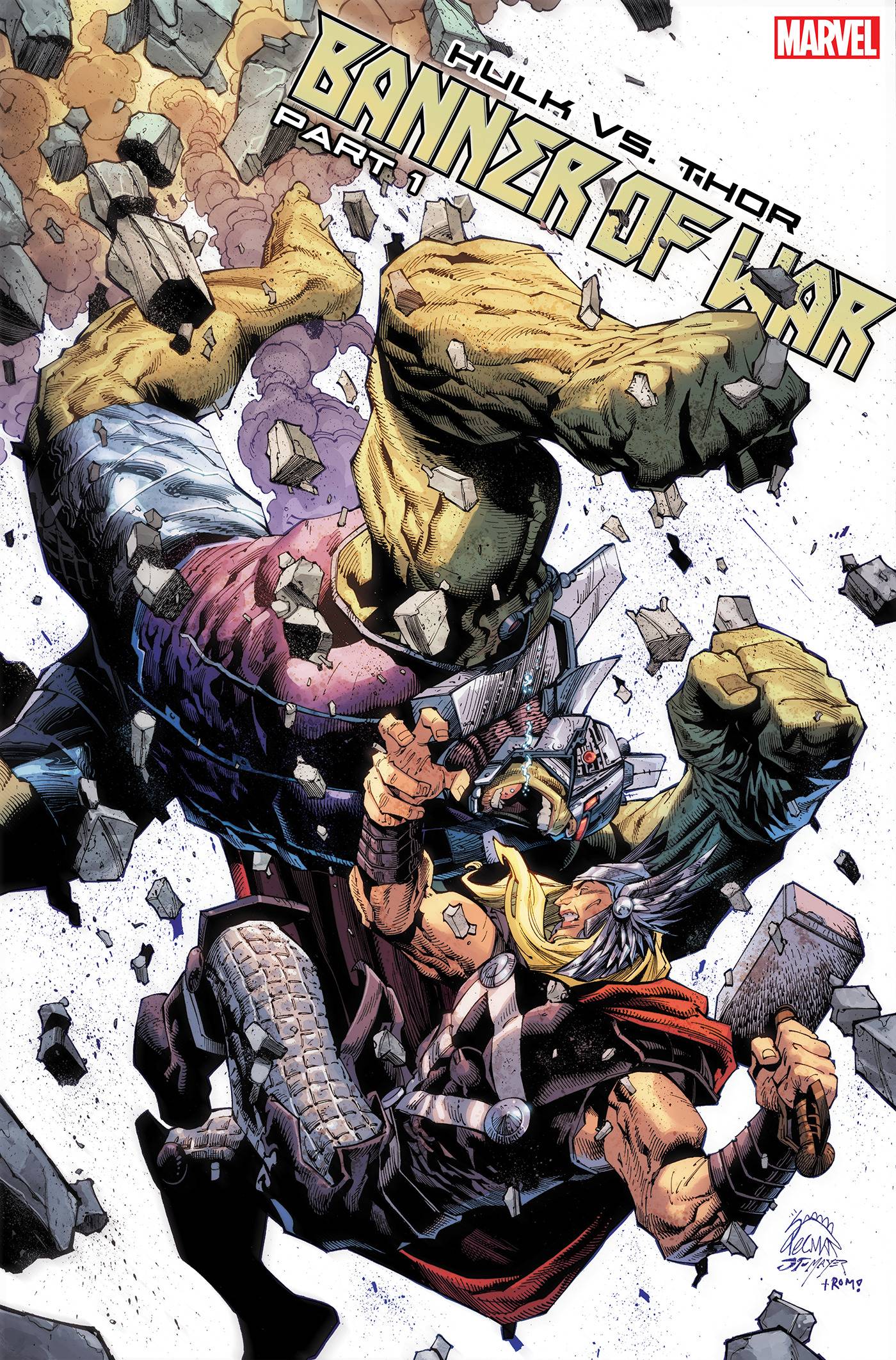 HULK VS THOR BANNER WAR ALPHA #1 STEGMAN VAR