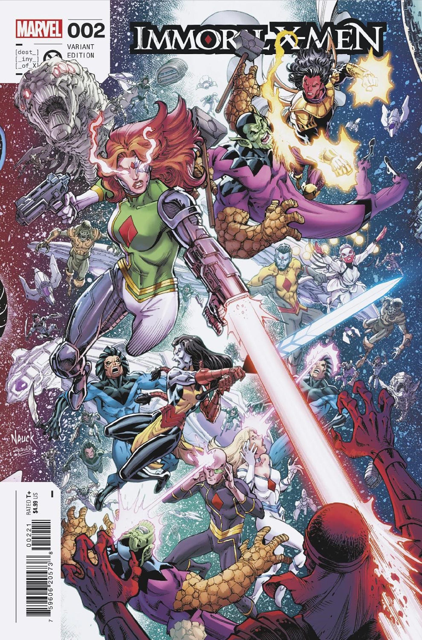 IMMORAL X-MEN #2 (OF 3) NAUCK SOS MARCH CONNECTING VAR