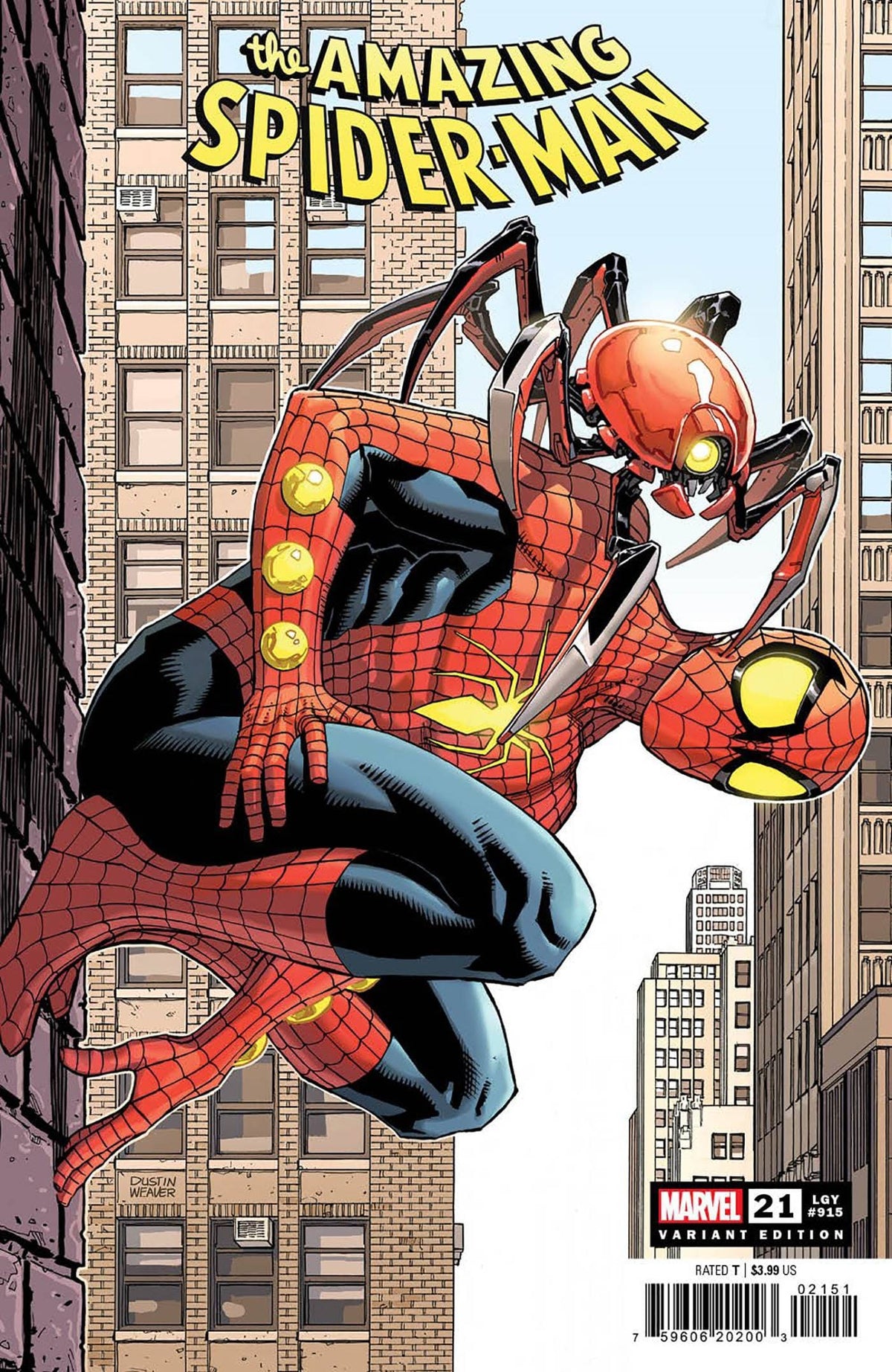 AMAZING SPIDER-MAN #21 1:25 INCV DUSTIN WEAVER VAR - Third Eye