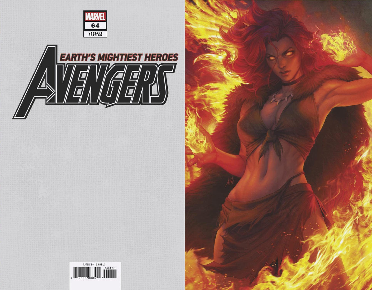 Marvel Comic Books > Incentives AVENGERS #64 1:100 ARTGERM VIRGIN VAR 75960608857706461 TE0922048