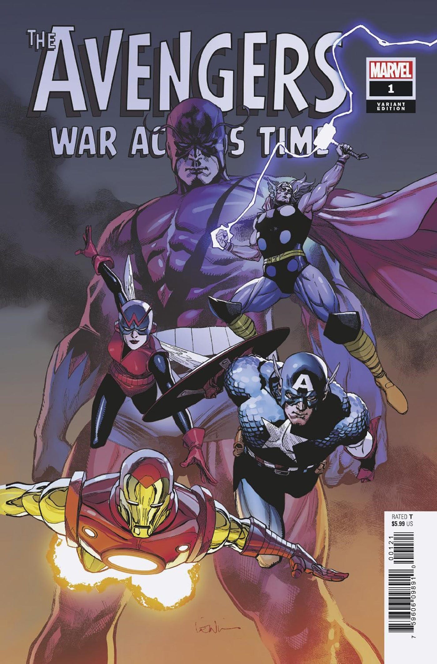 AVENGERS WAR ACROSS TIME #1 1:25 LEINIL YU VAR