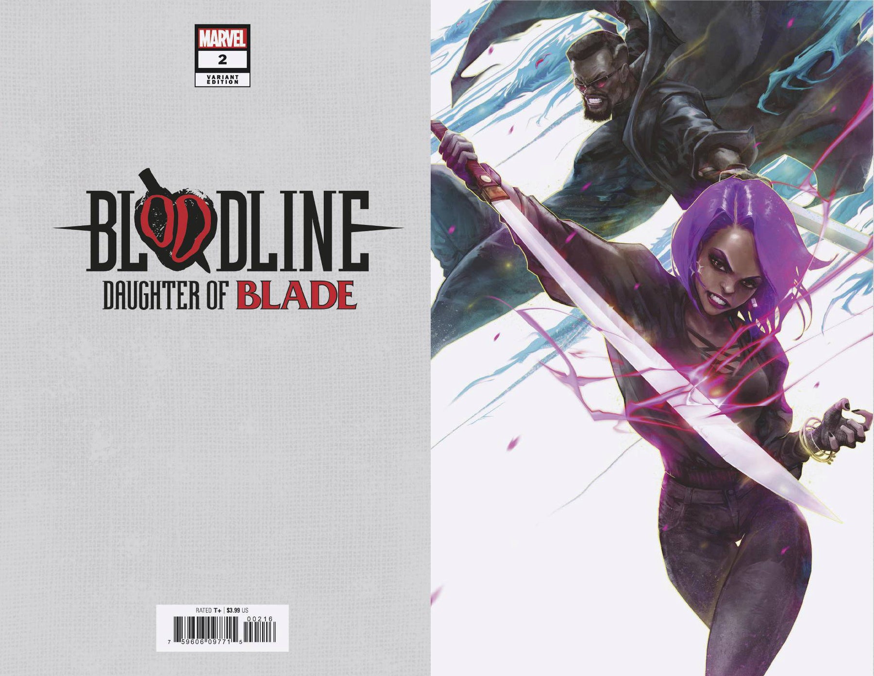 BLOODLINE DAUGHTER OF BLADE #2 1:100 INCV TAO VIRGIN VAR