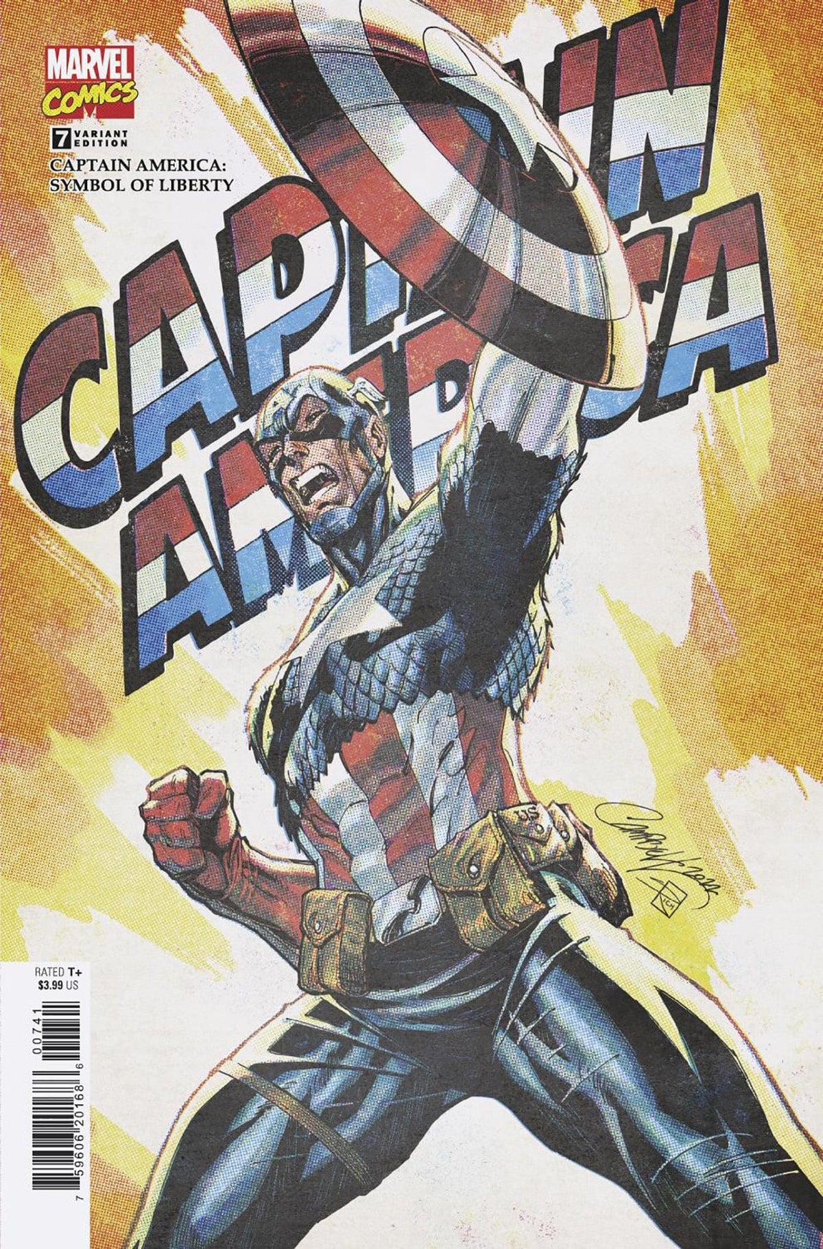 Marvel Comic Books > Incentives CAPTAIN AMERICA SENTINEL OF LIBERTY #7 1:200 INCV JSC RET 75960620168600741 OCT220917