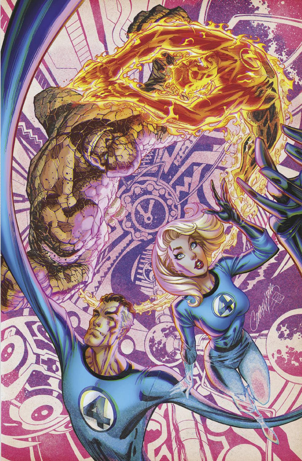 FANTASTIC FOUR #1 1:100  INCV JS CAMPBELL VIRGIN ANNIV VAR - Third Eye