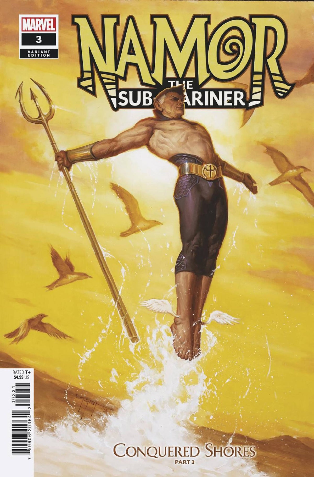 Marvel Comic Books > Incentives NAMOR CONQUERED SHORES #3 (OF 5) 1:25 INCV GIST VAR 75960620364200331 OCT220870