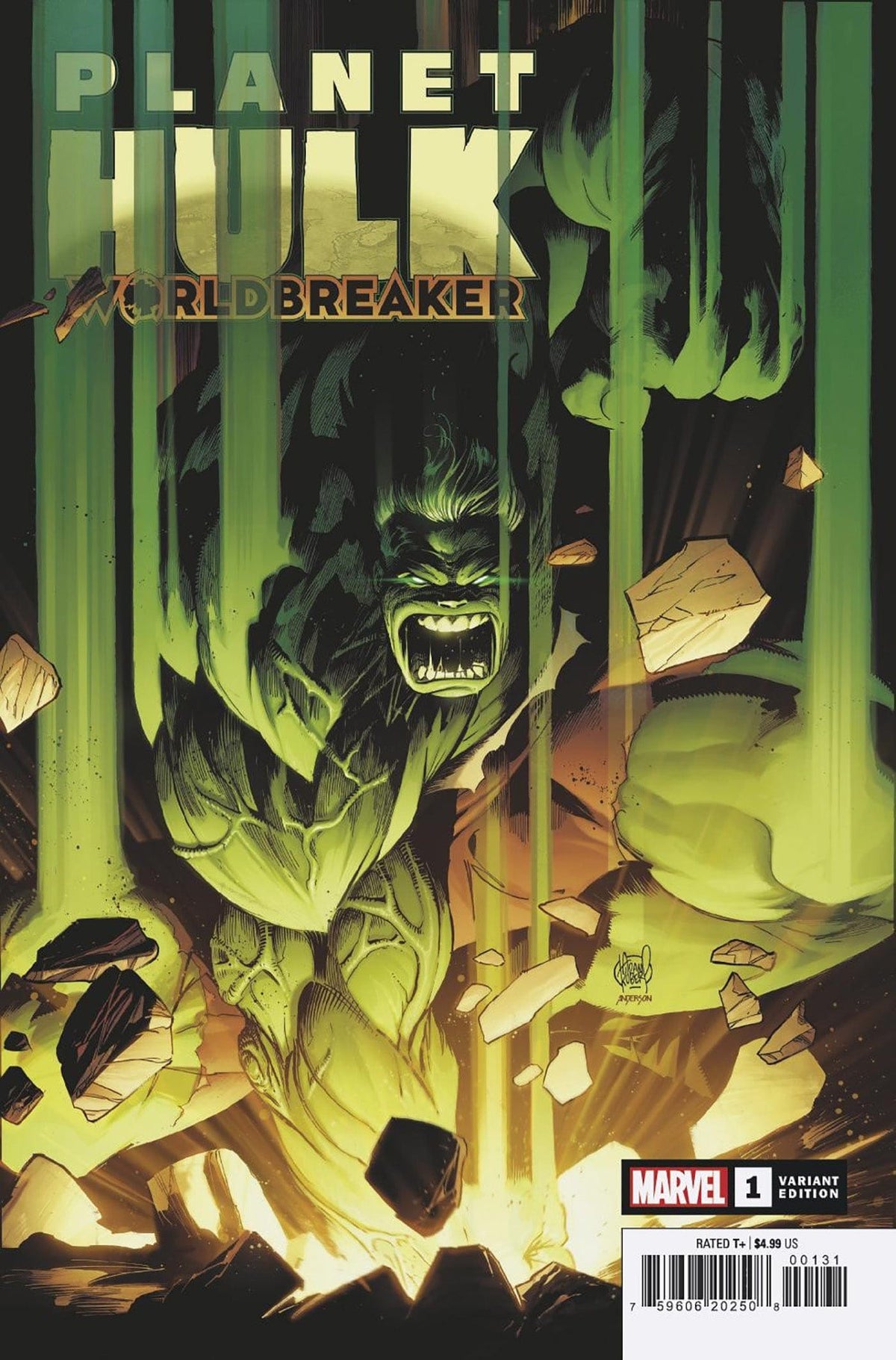 PLANET HULK WORLDBREAKER #1 (OF 5) 1:25  INCV KUBERT VAR - Third Eye