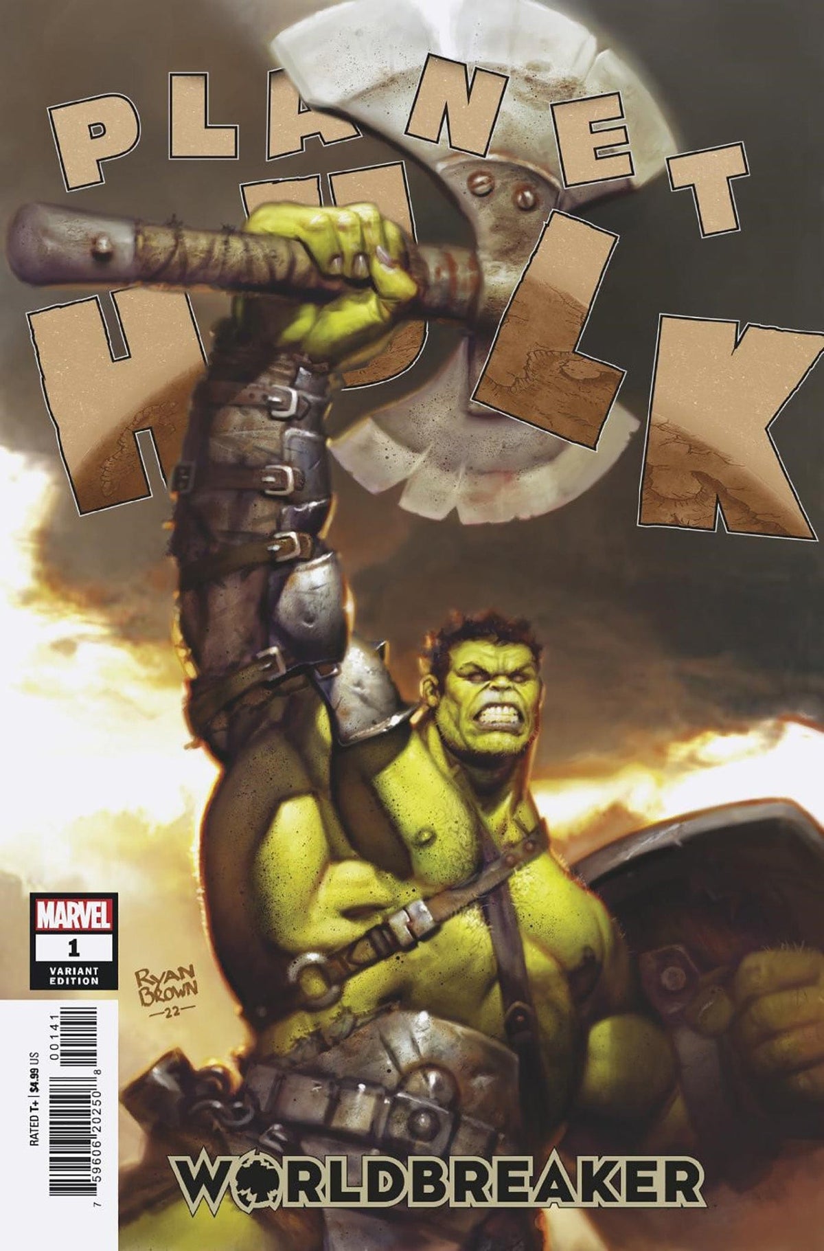 PLANET HULK WORLDBREAKER #1 (OF 5) 1:50  INCV BROWN VAR - Third Eye