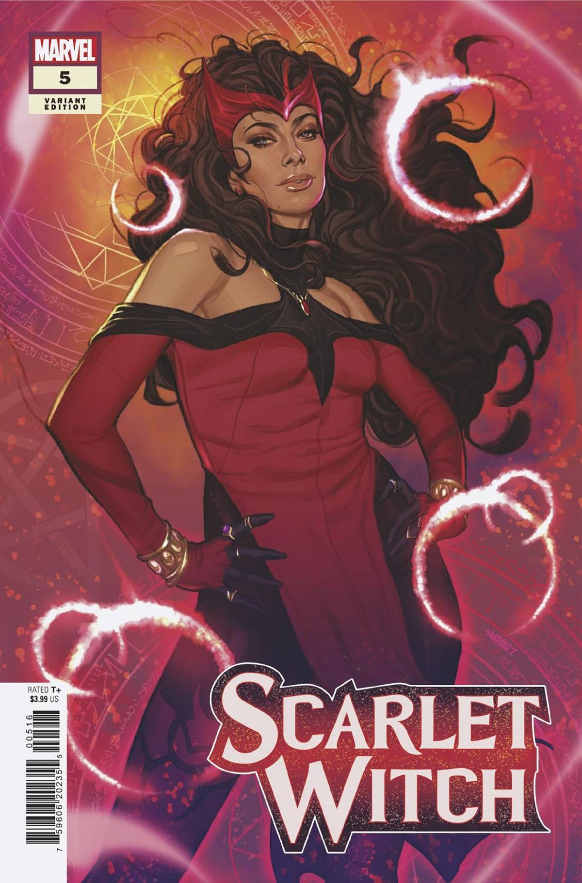 Marvel Comic Books > Incentives SCARLET WITCH #5 1:25 INCV SWABY VAR 75960620235500516 MAR230825