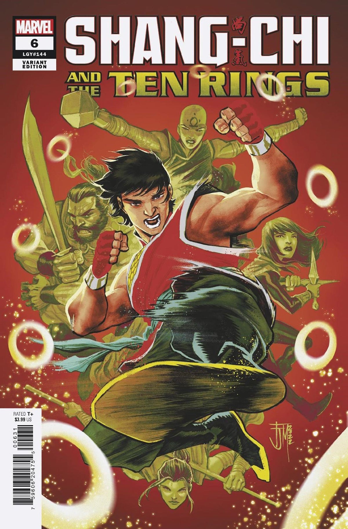 Marvel Comic Books > Incentives SHANG-CHI AND TEN RINGS #6 1:25 INCV MANAPUL VAR 75960620475500631 OCT220966