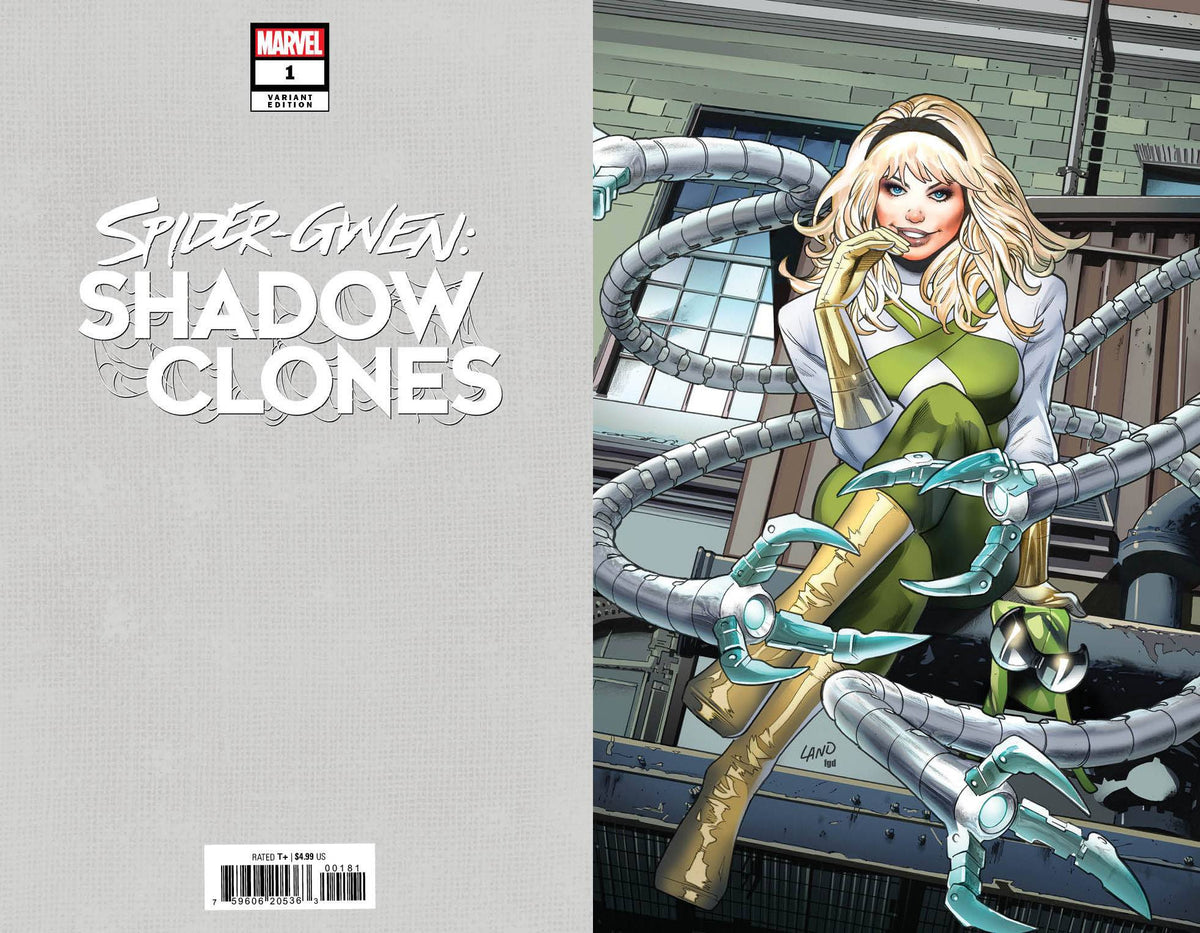 SPIDER-GWEN SHADOW CLONES #1 1:100 INCV LAND VIRGIN VAR - Third Eye